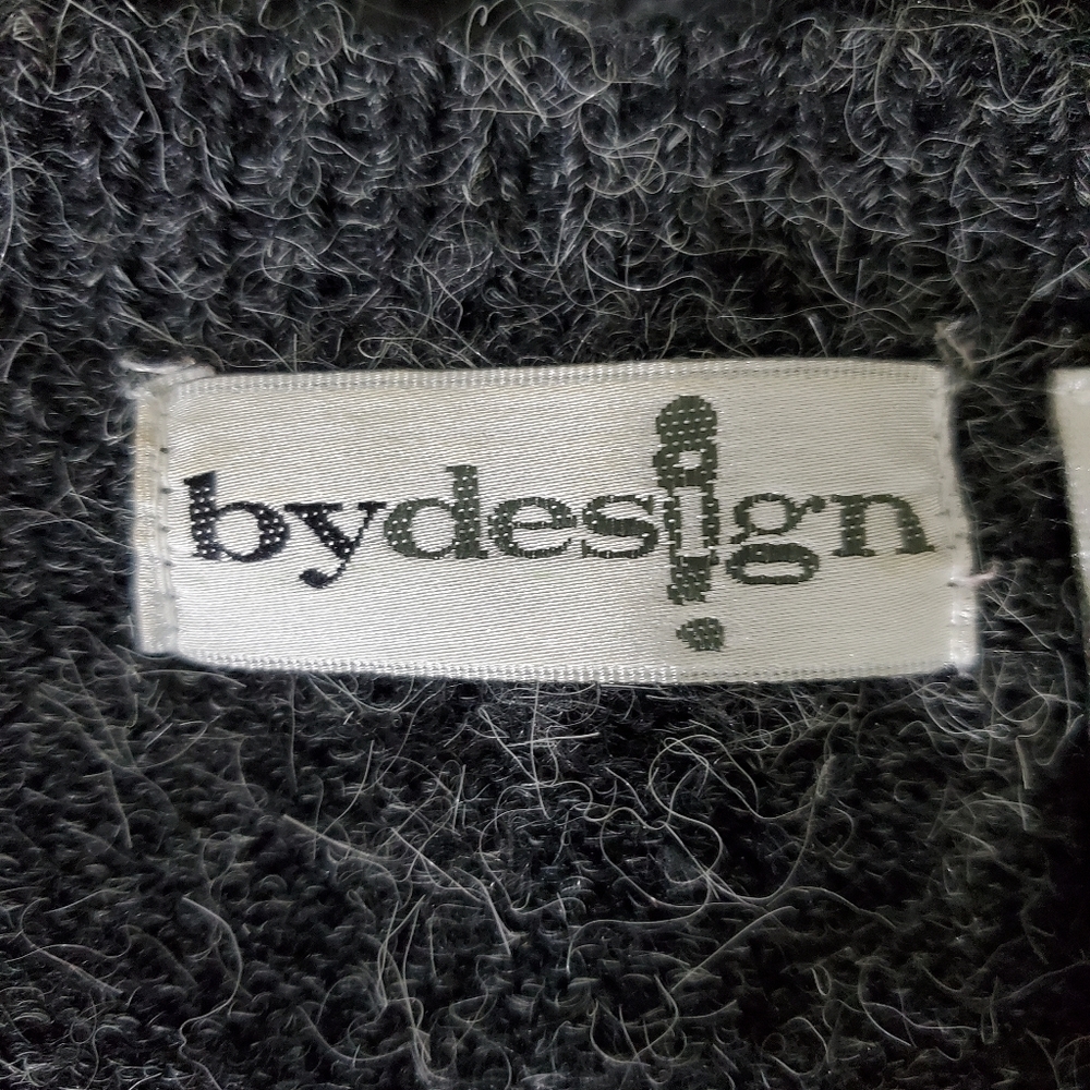 By Design Gray Fuzzy Sweater. Size Small - Picture 9 of 11